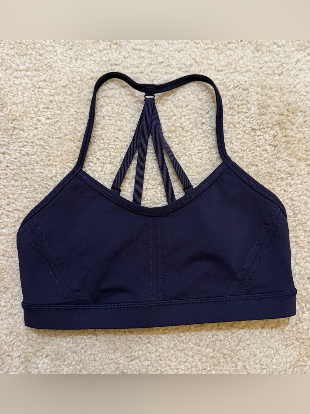Lululemon Breathe Easy Bra Black Swan Size 4